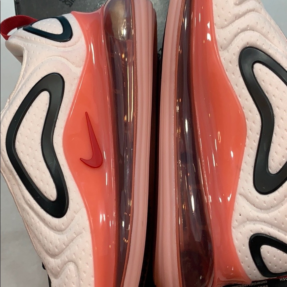 NIKE AIR MAX 720 Light Soft Pink/Gym Red - Picture 15 of 16